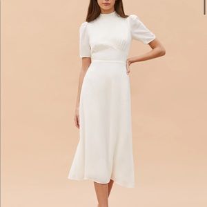 The Dusk Dress from Reformation.  Only worn once, like new condition